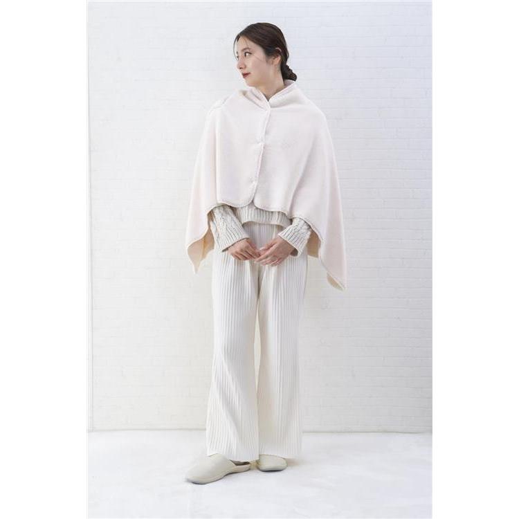 ミルクファー 3WAYブランケット 130×70cm ホワイト【ロフト限定