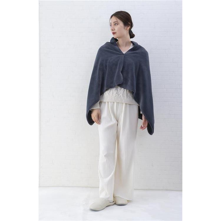 ミルクファー 3WAYブランケット 130×70cm ネイビー【ロフト限定】 ネイビー