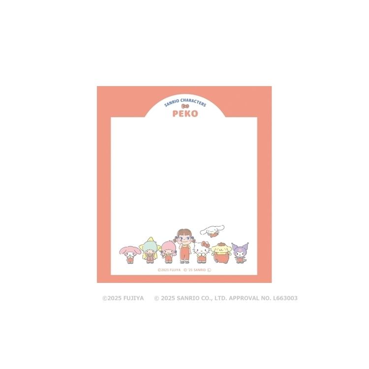 メモパッド PEKO×サンリオキャラクターズ チェックA チェックA