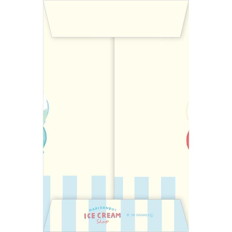 ぽち袋 はぴだんぶい アイスクリームショップ ポチャッコ&バッドばつ丸&あひるのペックル 3枚入り【ロフト限定】 ポチャッコ&バッドばつ丸&あひるのペックル