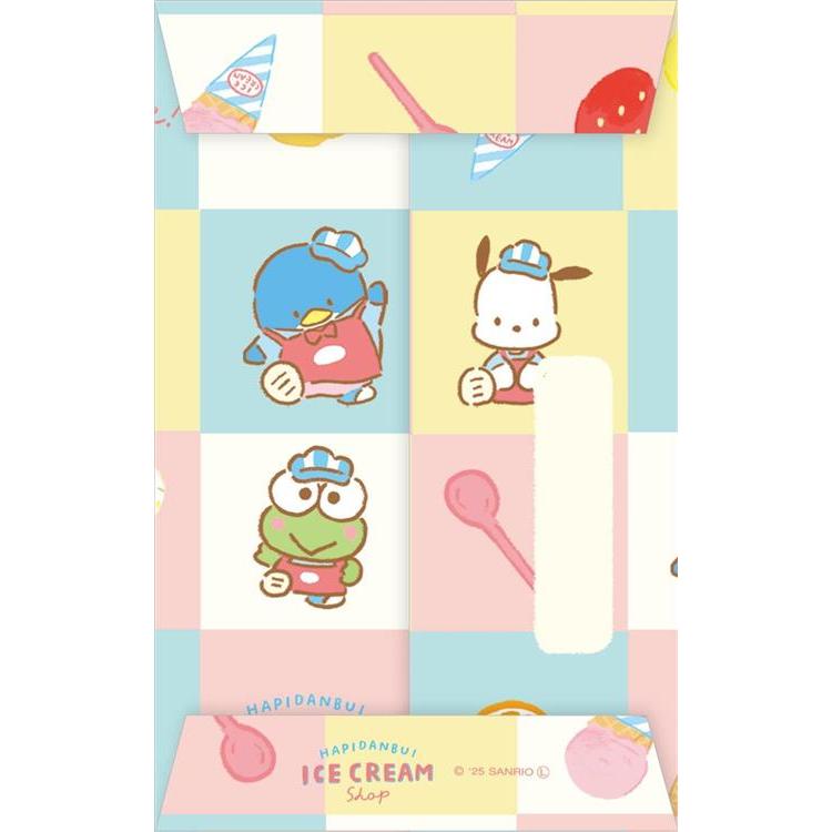 ぽち袋 はぴだんぶい アイスクリームショップ ポチャッコ&タキシードサム&けろけろけろっぴ 3枚入り【ロフト限定】 ポチャッコ&タキシードサム&けろけろけろっぴ