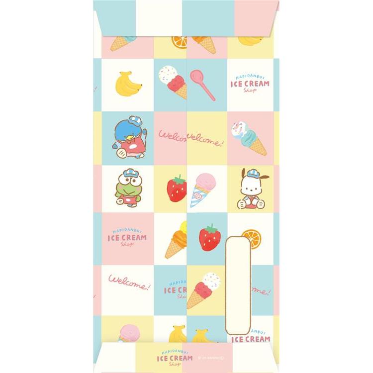 のし袋 はぴだんぶい アイスクリームショップ ポチャッコ&タキシードサム&けろけろけろっぴ 3枚入り【ロフト限定】 ポチャッコ&タキシードサム&けろけろけろっぴ