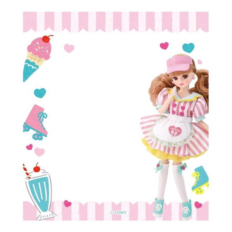 メモパッド リカちゃん ダイナーカフェ ダイナーカフェ