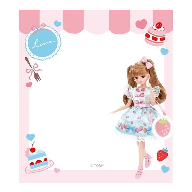 メモパッド リカちゃん ケーキショップ ケーキショップ