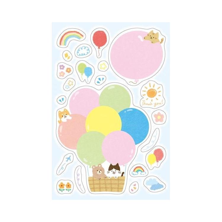 メッセージシール バルーン バルーン