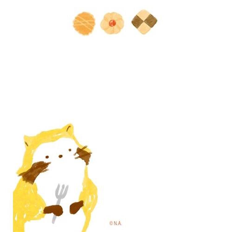 メモパッド いろどりラスカル スイーツ スイーツ