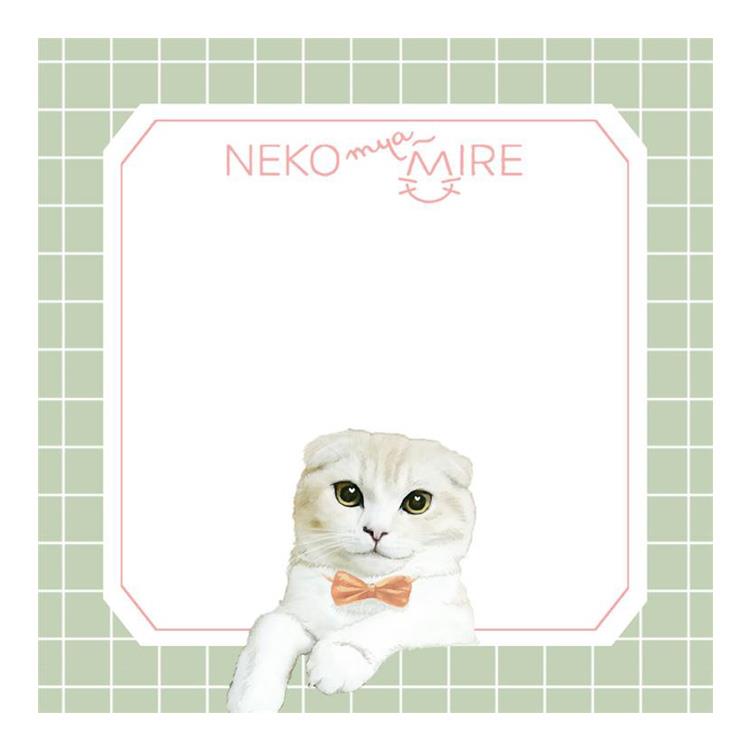 メモパッド ねこみゃみれ ピンク【ロフト限定】 ピンク