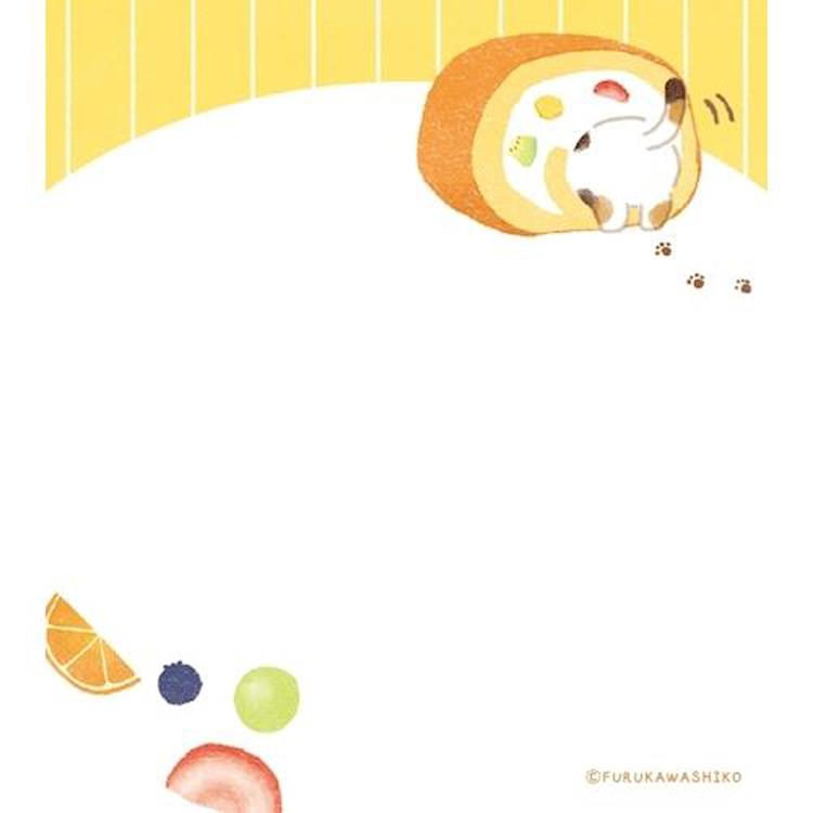 メモパッド お菓子などうぶつ工房 すきまニャンコ すきまニャンコ
