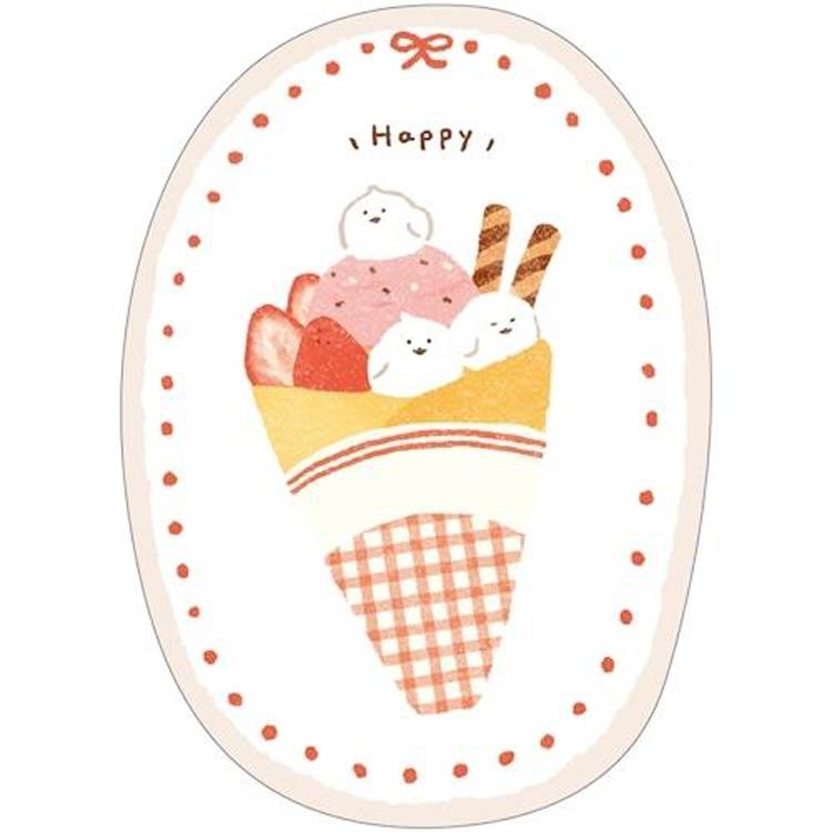 ステッカー3柄セット お菓子などうぶつ工房 なりきりコトリ なりきりコトリ