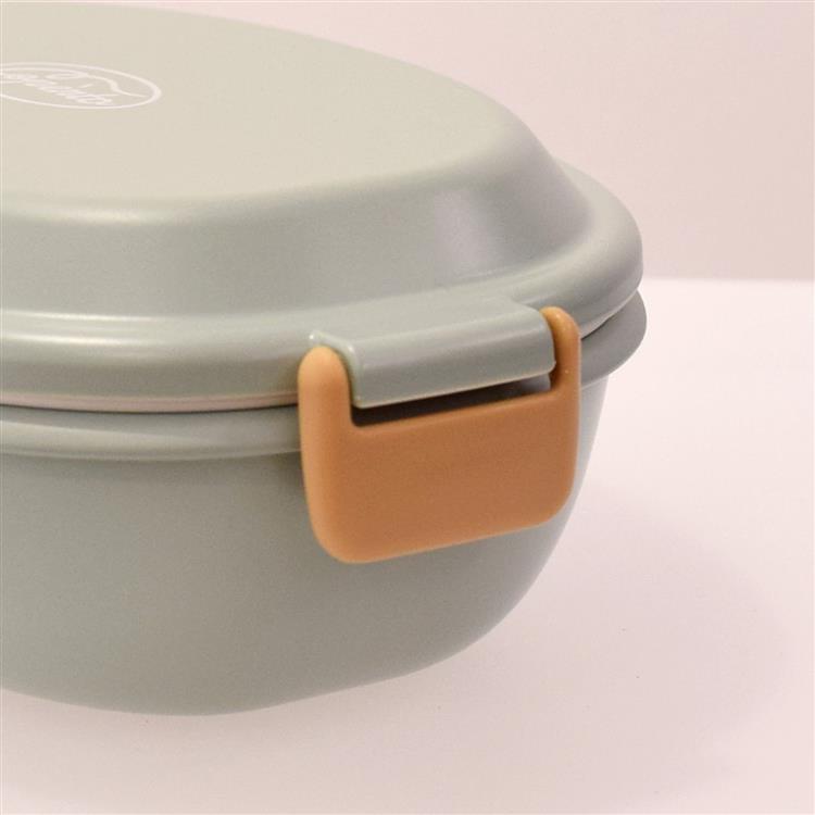 １段抗菌食器にもなるランチ　６００ｍｌ　アイボリー　コペルト　お弁当箱 １段ランチ：アイボリー