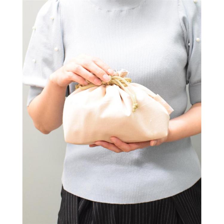 ランチ巾着 ピンク ピンク