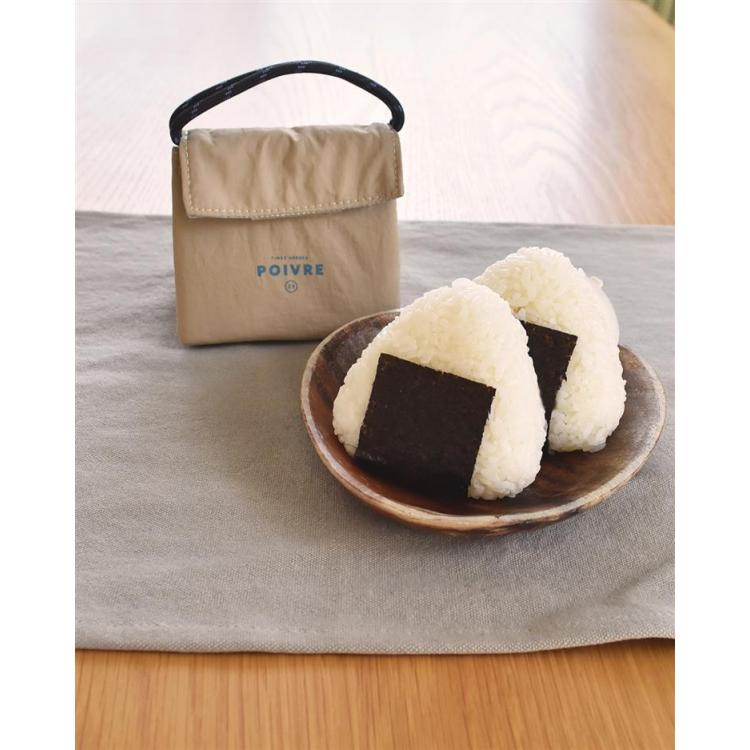 保冷おにぎりポーチ ベージュ ベージュ