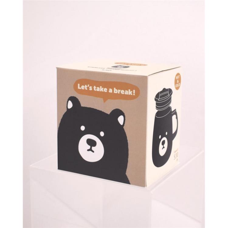 ステンレスサーモマグカップ Lサイズ530ml くろくま くろくま