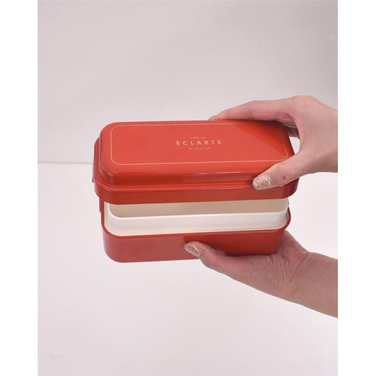 2WAYスマートロック2段 610ml ネイビー お弁当箱 ネイビー