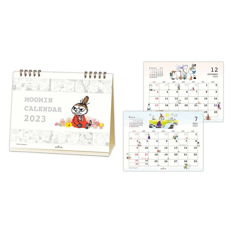 ムーミン 2023年 デスクカレンダー2ヶ月 卓上 4901770686943 M便 売れ筋ランキング