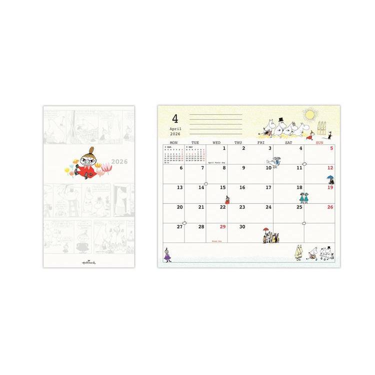 2025年10月始まり手帳 月間 B7 スリム ムーミン リトルミイ リトルミイ