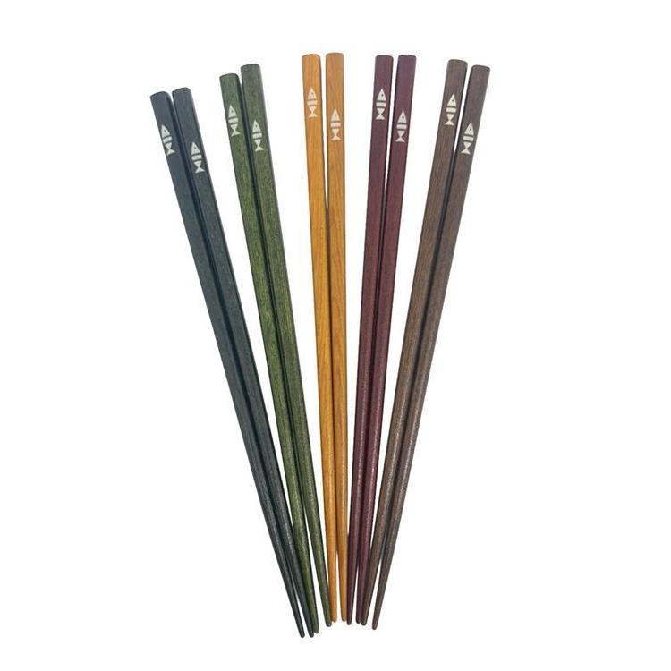 客用箸 ボーダーフィッシュ 23cm 5膳セット ‐