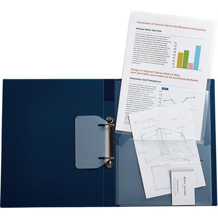 フェイバリッツ リングファイル 透明 透明