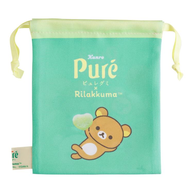 巾着 リラックマ×ピュレグミ A