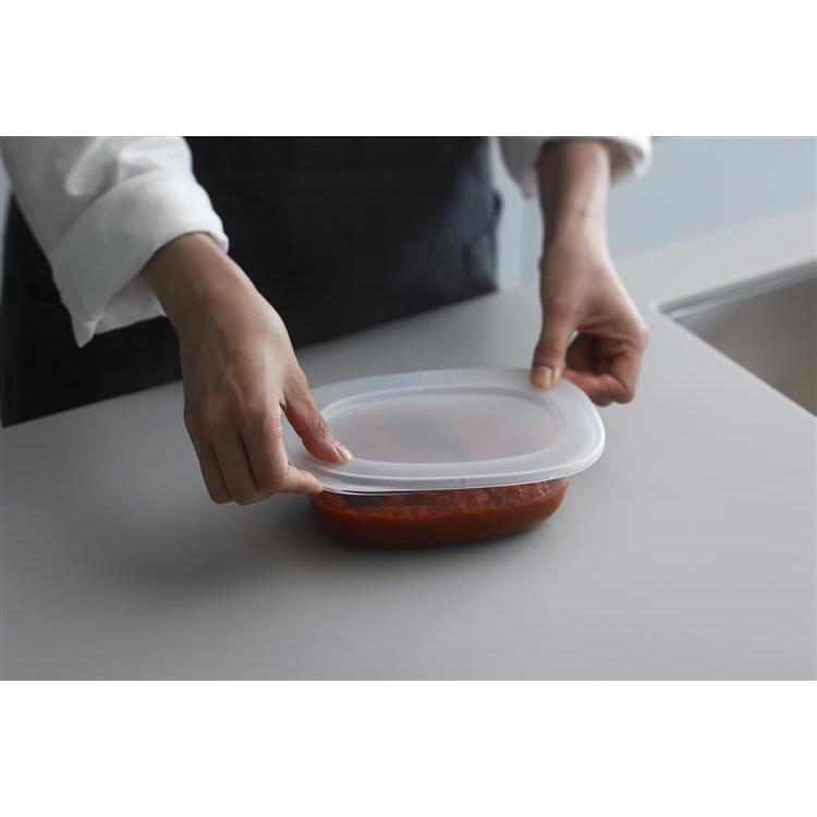 うつわにもなる保存容器 650ml 2個入 クリア クリア