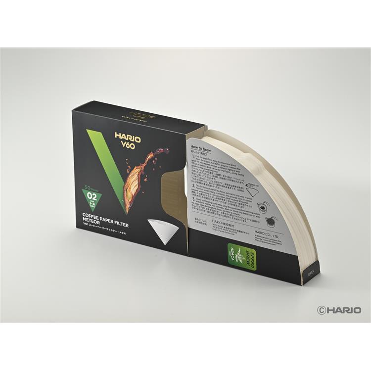 V60ペーパーフィルター・メテオ 02 1~4杯用 50枚入 ホワイト 02ホワイト