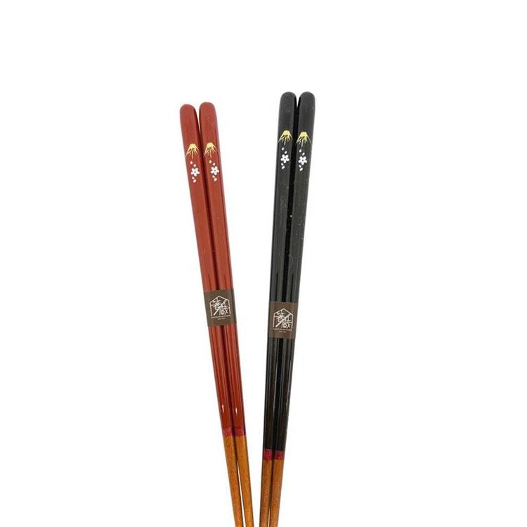 箸蔵 さくらさく 桜富士ペア 落雁箸置付