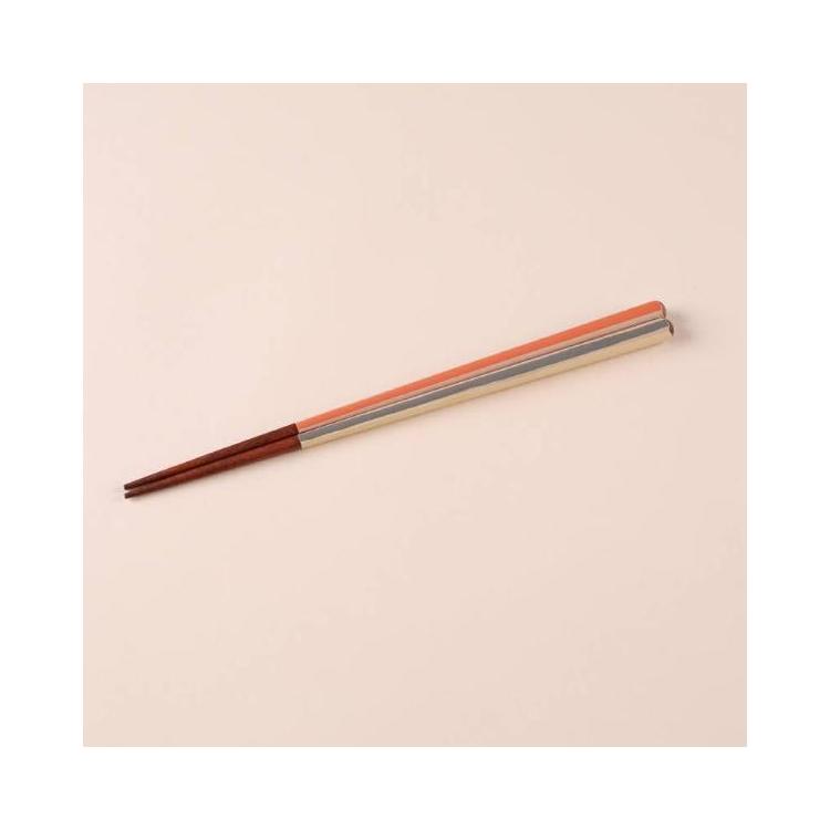 箸 染め分け 22.5cm 橙 橙