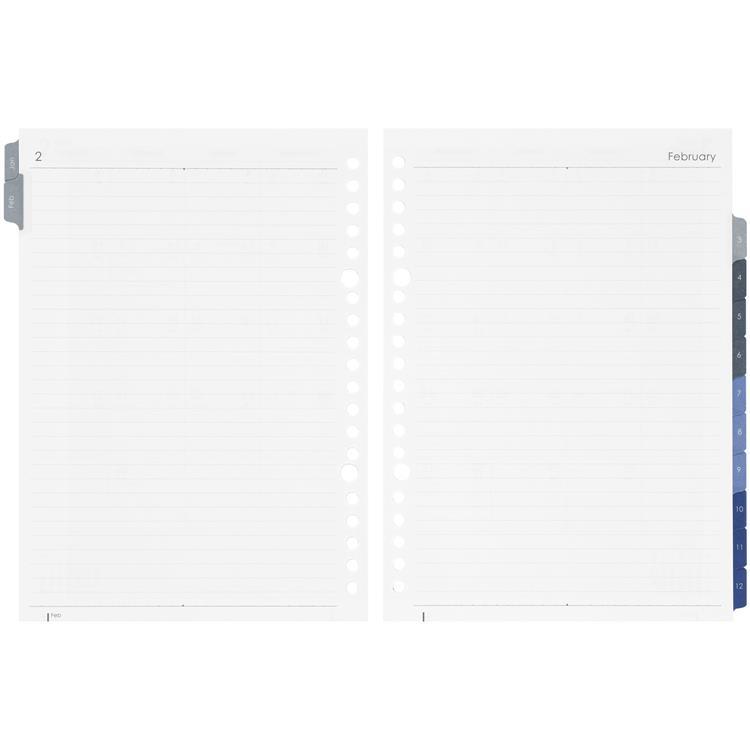 2026年1月始まり 月間 A5 ルーズリーフダイアリー スタンダード