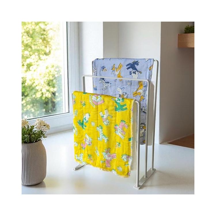 白雪友禅ふきんん 30×40cm Horse イエロー イエロー