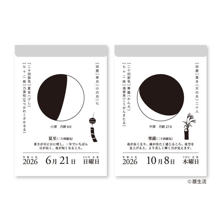 日めくりカレンダー No.E503]日めくりカレンダー（小型）