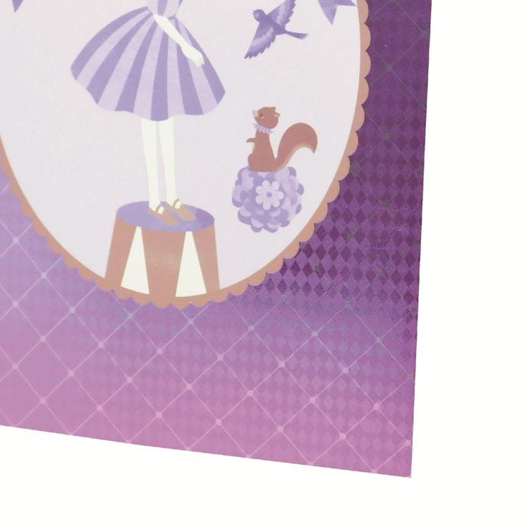 ポストカード ゆめいろサーカス すみれ色のステージ すみれ色のステージ