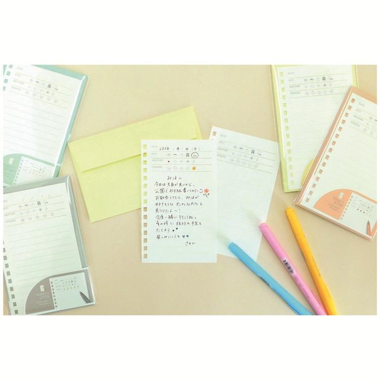レターセット TODAY’S LETTER サーモンピンク サーモンピンク
