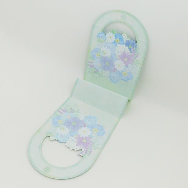 フラワーバッグ色紙 ブルー ブルー