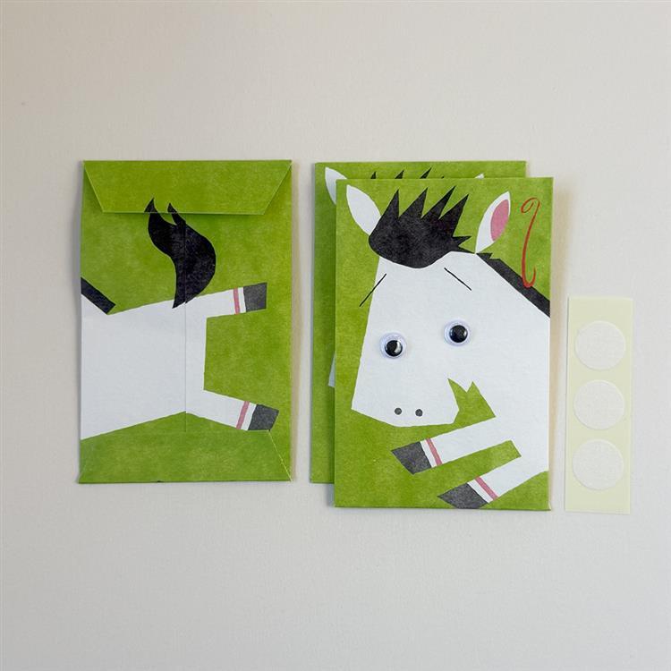 年賀ポチ袋 Hevioウマ 3枚入り