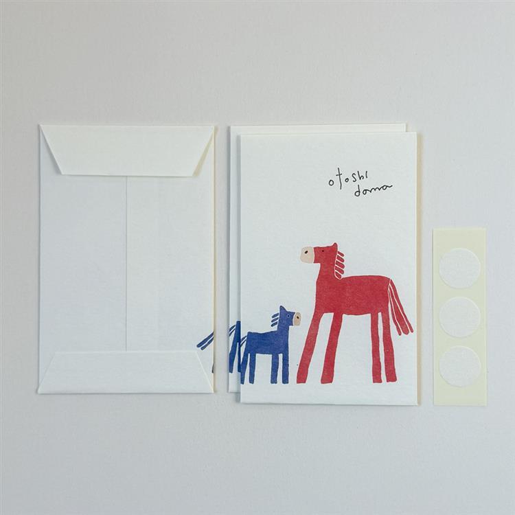 年賀ポチ袋 おうまのおやこ 3枚入り