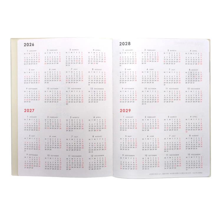 2026年1月始まり 月間 B6 3年連用ダイアリー 十二支 ベージュ【ロフト限定】 ベージュ