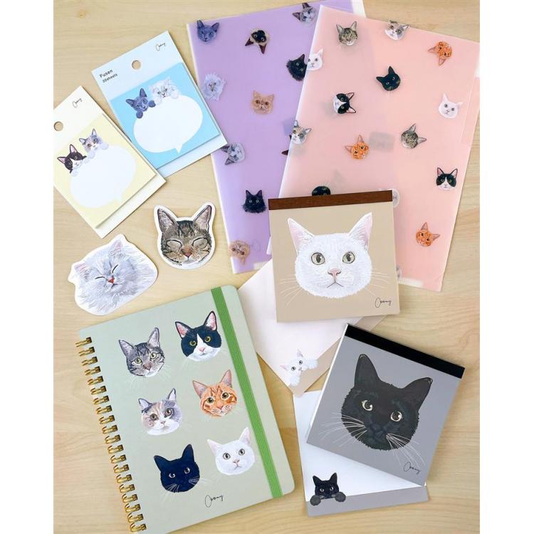 クリアファイル A5 Coony パープル パープル