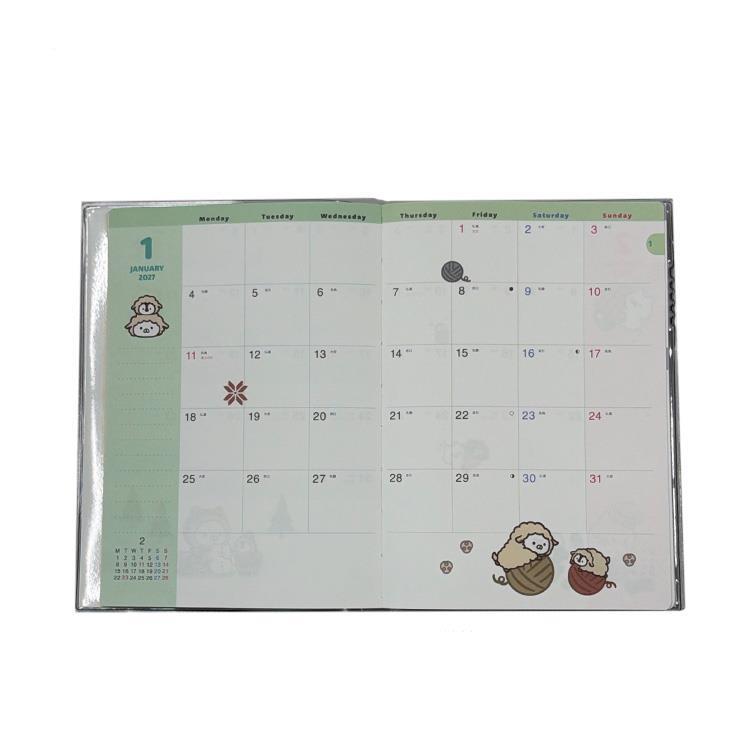 2027年1月始まり手帳 B6 週間バーチカル ねこぺん日和【ロフト限定】 ねこぺん日和