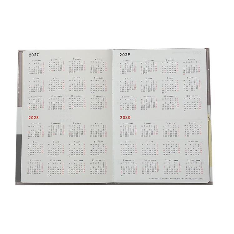 2027年1月始まり手帳 B6 月間 3年連用 ベージュ【ロフト限定】 ベージュ