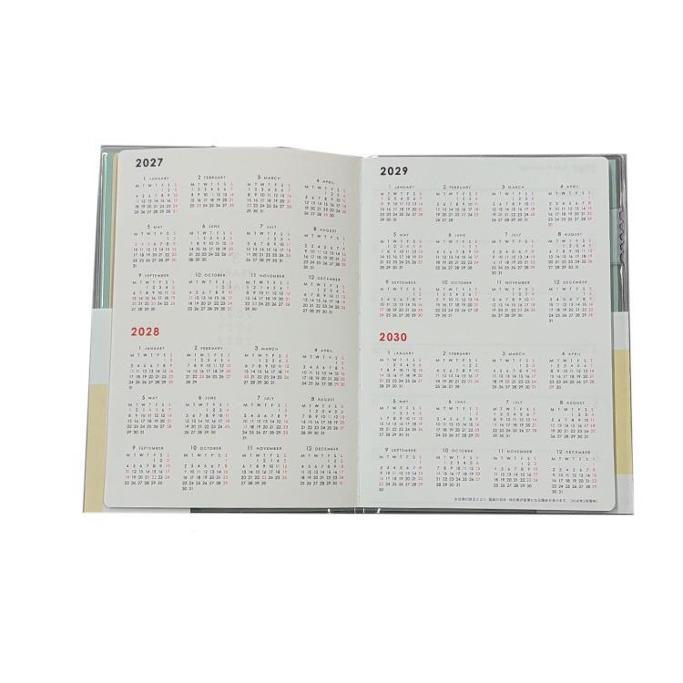 2027年1月始まり手帳 B6 月間 3年連用 ミント【ロフト限定】 ミント