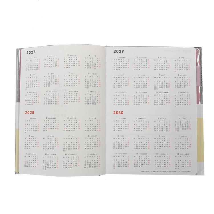 2027年1月始まり手帳 B6 月間 3年連用 ピンク【ロフト限定】 ピンク