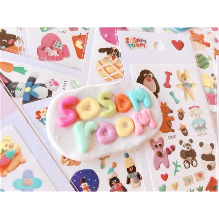 シートシール sosom room キュートフレンズ 3 キュートフレンズ 3