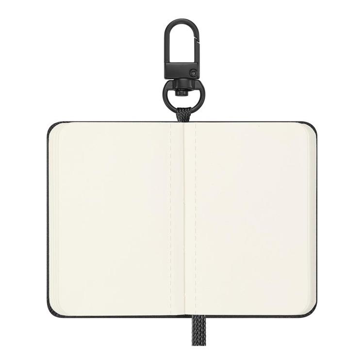 ミニノートブックチャーム ハードカバー 無地 ブラック