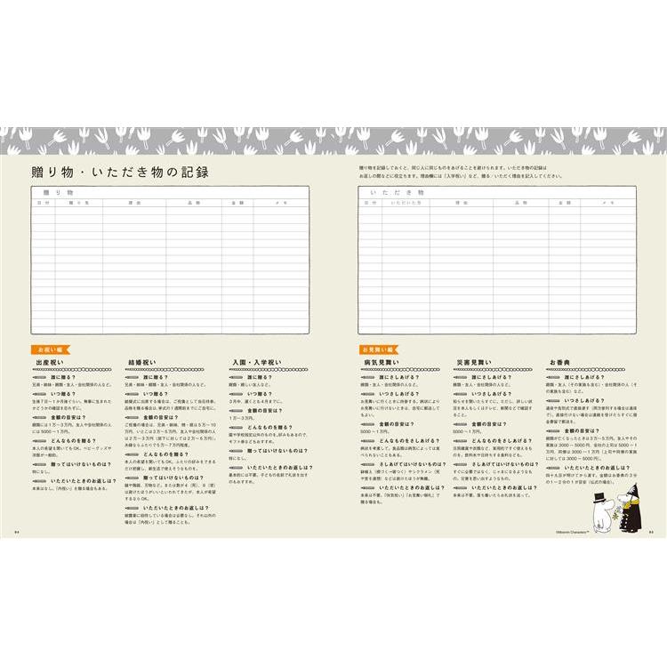 ムーミン家計簿 2026年版