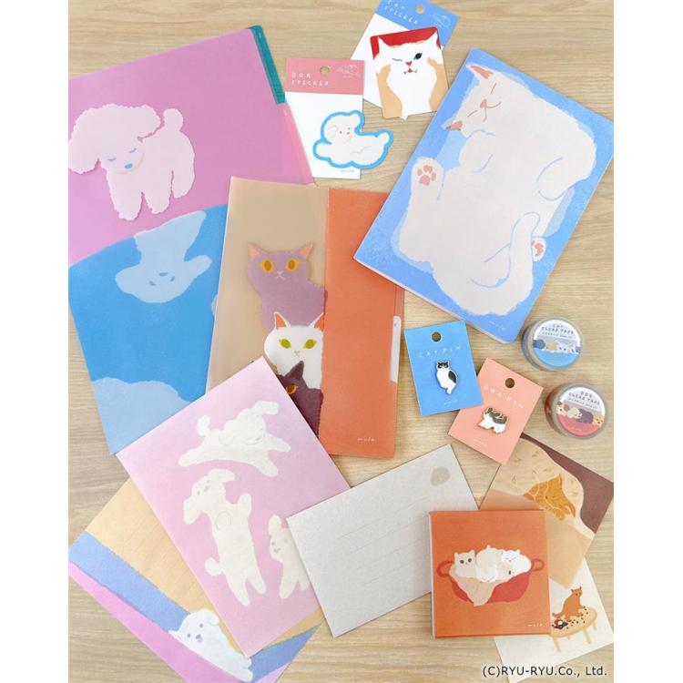 クリアテープ mula キャット 20mm キトゥンブルー キトゥンブルー