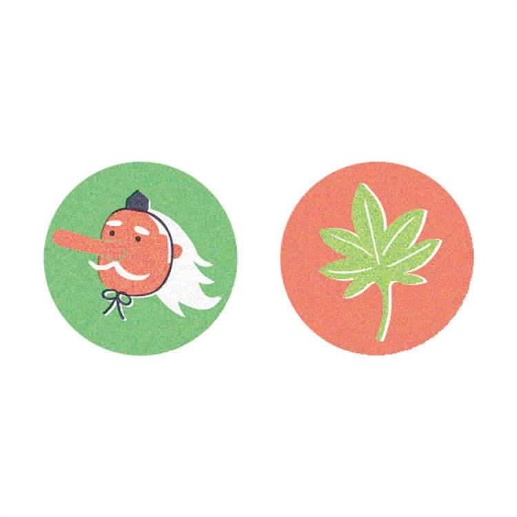 年賀 かるたぽち 「は」 2枚入り 「は」