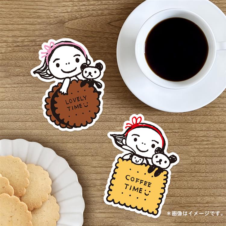 よしこちゃんステッカー ハニーイエロー ハニーイエロー