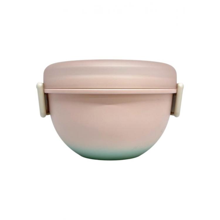 ランチボウル 700ml ピンク×グリーン お弁当箱 ピンク×グリーン