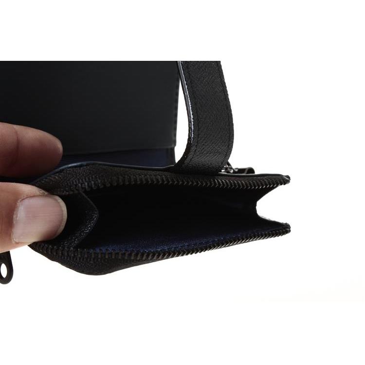 サフィアーノ キーコインケース ネイビー ネイビー