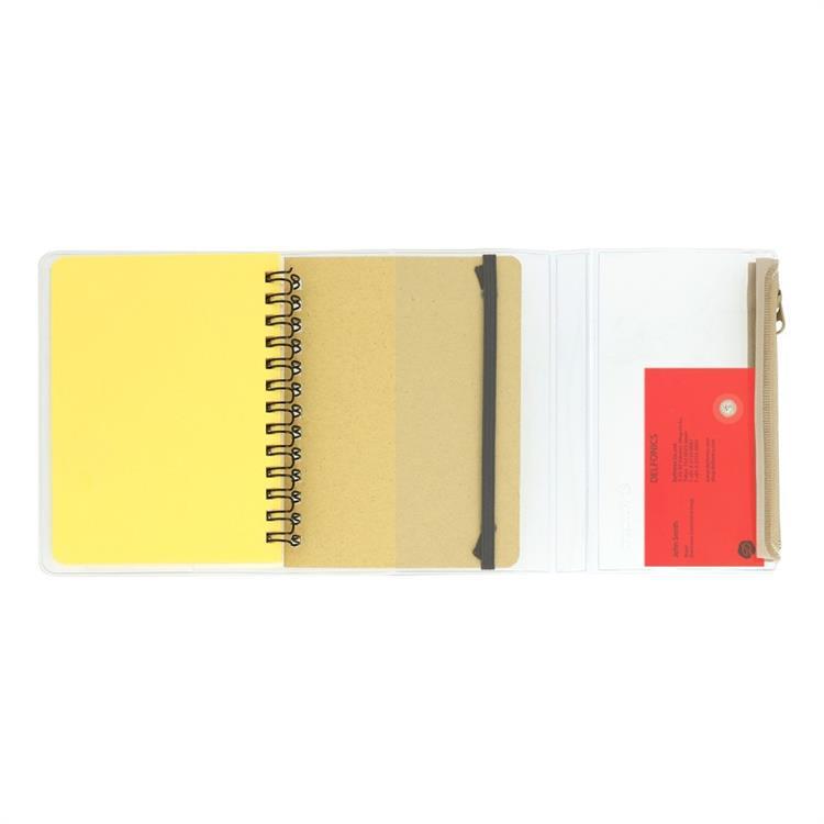 ロルバーン ポケット付メモ ストレージカバー M グレージュ グレージュ